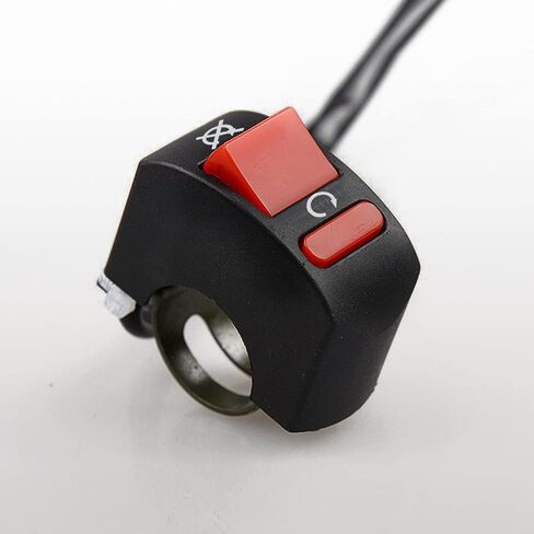 Kill Switch On Off Button for ATV Motorcycle Scooter Go Kart Engine Off Road Dirt Bike Mini Bikes 7/8'' 22mm Handle Bar Parts in Saudi Arabia