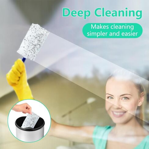 CQYYRT 30Pcs Duster Refills, Disposable Duster Refills Compatible with Swiffer, 180° Fluffy Duster Replacement with 1 Extra Handle in Saudi Arabia