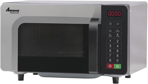 أمانا RMS10TS فرن ميكروويف متوسط ​​الحجم، 1000 واط، 0.8 قدم مكعب. قدم SS، أبيض in Kuwait