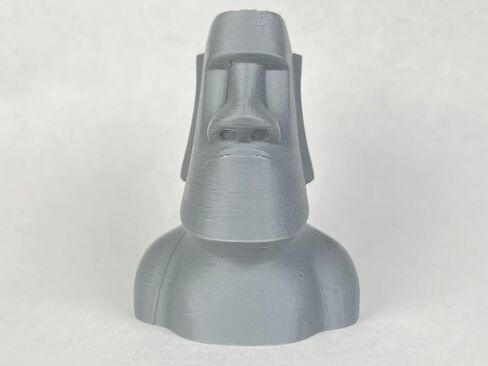 Moai Head Statue from Easter Island 3D Printed, Moai Meme, Great Gift! (Small, Gray) in Saudi Arabia