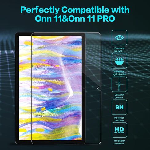واقي شاشة Vatkyc لجهاز Onn 11 بوصة Tablet Pro 2023 (الطراز: 100110027) فقط - (لا يناسب Onn 10.1/10.4 بوصة Tablet Pro)، زجاج مقسى عالي الدقة مضاد لبصمات الأصابع، سهل التركيب، صلابة 9H [3 عبوات] in Kuwait
