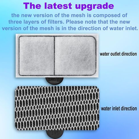 Sovhev 6 Pack Filter Cartridge for Top Fin EF-S Element and BF5 Bettaflo Cartridge Filters and Desktop Aquariums Fish Tank Replacement Cartridges for Water Filtration in Saudi Arabia