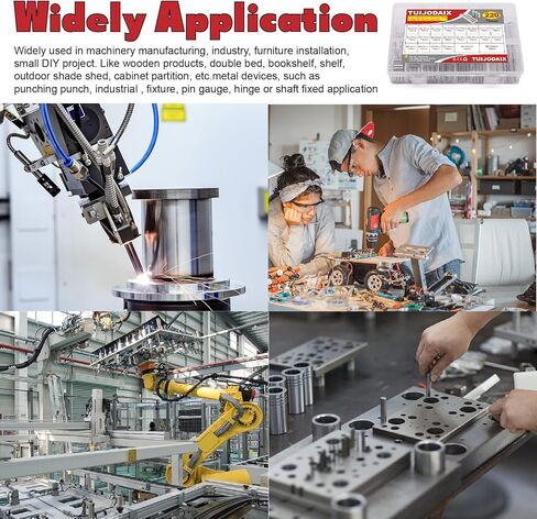 220 قطعة وتد دبوس 304 الفولاذ المقاوم للصدأ أسطواني الجرف دعم الوتد دبوس قضيب ربط عناصر مجموعة متنوعة - 22 نوعا M2 M3 M4 M5 in Kuwait