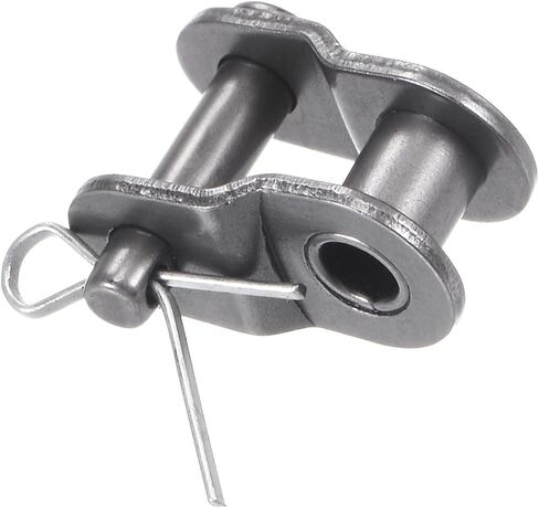 Kozelo 6pcs #25 Chain Offset Half Link Roller - [1/4 Inch Pitch] Carbon Steel Split Links for Machines Equipment 04C Chain Use | 2.31mm Pin in Saudi Arabia