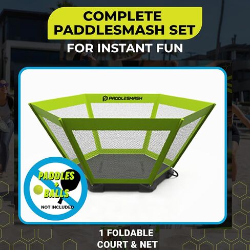 PaddleSmash - ألعاب خارجية - ألعاب الفناء - ألعاب الشاطئ - ألعاب خارجية للبالغين والعائلة - مثالية للباب الخلفي والشاطئ في الفناء الخلفي والحديقة in Saudi Arabia
