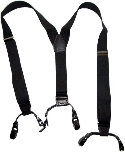Hold-Up Suspender Company Casual Series Suspenders for Men Dual Clip Double-Up style Suspenders for Men No-Slip in Kuwait