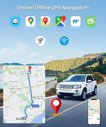 【2G+64G】 لسيارة Toyota Prado Lexus GX470 2002-2009 Android Car Radio Stereo، Wireless Carplay Android Auto 9.7 بوصة شاشة لمس بلوتوث مستقبل صوت السيارة يدعم GPS WiFi كاميرا احتياطية FM/RDS HiFi SWC in Saudi Arabia
