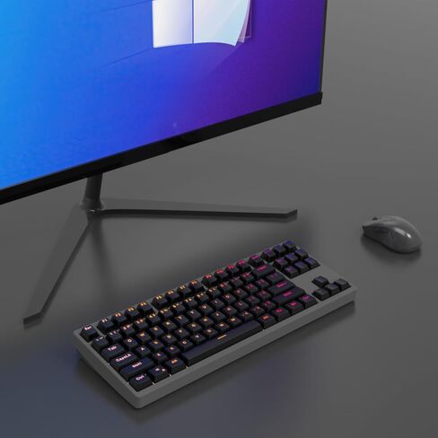 IOAOI PBT Keycaps, Black Keyboard Keycaps 106 Keys Set Custom Keycap Set, Shine Through Keycaps OEM Profile, Universal Compatiability for 100%, 75%, 65%, 60% Keyboard - Black in Saudi Arabia