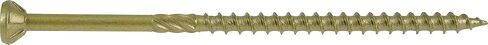 Power Pro 48604 Wood Screws, #10 x 4", Premium Outdoor Deck Screws, Rust Resistant, Epoxy Coated Bronze, 1lb Box, 52 pcs in Saudi Arabia