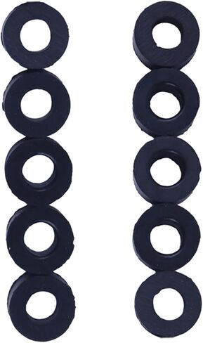 YIHETOP 10 قطعة خط حاقن مطاطي حلقة تثبيت R51936 R63603 متوافق مع محرك John Deere 3029 4045 5030 6068 الجرارات 5045D 5050E 5300 5400 6010 6210 in Saudi Arabia