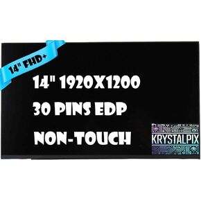 Replacement Panel for Dell DP/N DPN PKW22 0PKW22 OPKW22 LCD Screen 14" WUXGA Non-Touch eDP-30pings New FHD+ 1920X1200 LCD Screen Panel by KrystalPix in Kuwait