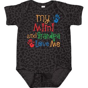 بدلة الأطفال Inktastic My Mimi and Grandpa Love Me Baby in Kuwait