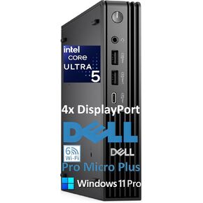 Dell Optiplex 5070 Micro MFF Desktop PC Intel i3-9100T, 8GB DDR4 New 256GB M.2 NVMe SSD, WiFi BT HDMI New KB & Mouse Windows 11 Pro (Renewed) in Kuwait