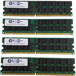 ترقية ذاكرة الوصول العشوائي CMS 16GB (4X4GB) DDR2 3200 400MHZ ECC المسجلة DIMM متوافقة مع HP/Compaq® Proliant Dl380 G4 Server Ddr2 Ecc Reg للخادم فقط - B48 in Kuwait