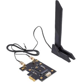 WiFi 7 PCIe WiFi Card, 4200Mbps High Speed Wireless Adapter with BT5.2 for 10 11, Support 2.4GHz 5GHz 6GHz Bands in Saudi Arabia