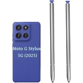 2 حزمة قلم G Stylus 2025 بديل لقلم Moto G Stylus 2025 متوافق مع Motorola Moto G Stylus 5G 2025 جميع إصدارات S Pen، XT2517 (رمادي) in Kuwait