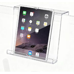 Asixxsix Treadmill Tablet Holder, Exercise Bike Reading Stand Acrylic Book Holder, Treadmill Book Holder Acrylic Reading Rack for Gym Exercising Tablet Magazines Books (Transparent) in Kuwait