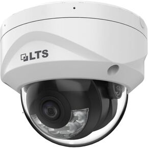 كاميرا LTS Platinum 4MP PoE Dome IP، CMIP7342WI-28MDA، رؤية ليلية ملونة هجينة، اكتشاف الإنسان والمركبة، عدسة زاوية واسعة 2.8 مم، مقاومة للتخريب IK10، ميكروفون مزدوج مدمج، أمان خارجي in Kuwait