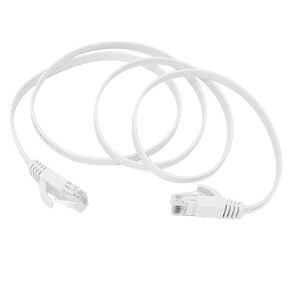 كابل إيثرنت عالي السرعة 10 جيجابت في الثانية من Qiilu CAT6 Gigabit 8-Core ملتوي زوج من أسلاك الشبكة النحاسية المسطحة - توافق الشبكة المستقر (#6) in Kuwait