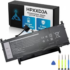 N7HT0 Laptop Battery Replacement for Dell Latitude 9510 9520 Latitude 9520 2-in-1 P94F P95F P95F001 P94F001 Series Notebook TVKGH V5K68 N2NLL HYMNG 08NFC7 N2NLL N7HTO 0PKW00 089GNG 7.6V 52Wh 6500mAh in Kuwait