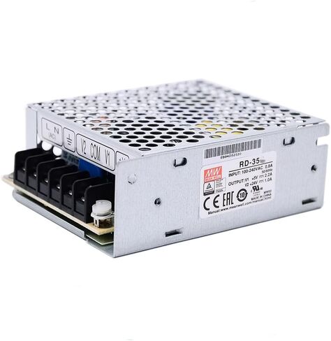 يعني جيدا RD 50W 5V 6A تحويل التيار الكهربائي، AC-DC إخراج مزدوج نوع مغلق RD-50A-5 محول سائق التيار الكهربائي مع مؤشر الطاقة LED، إخراج Adj in Kuwait