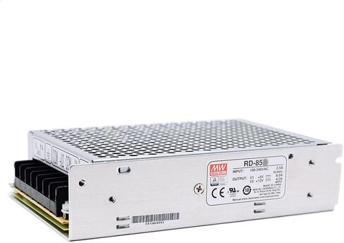 يعني جيدا RD 50W 5V 6A تحويل التيار الكهربائي، AC-DC إخراج مزدوج نوع مغلق RD-50A-5 محول سائق التيار الكهربائي مع مؤشر الطاقة LED، إخراج Adj in Kuwait
