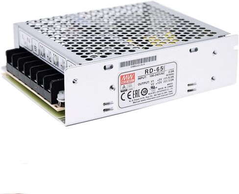 يعني جيدا RD 50W 5V 6A تحويل التيار الكهربائي، AC-DC إخراج مزدوج نوع مغلق RD-50A-5 محول سائق التيار الكهربائي مع مؤشر الطاقة LED، إخراج Adj in Kuwait