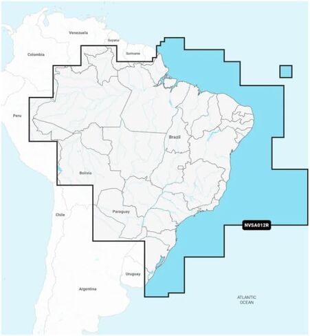 Marine Cartography Brazil Inland & Coastal Chart Plotters SD/Micro-SD Card with 1 Year Subscription in Saudi Arabia