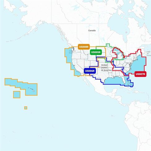 Marine Cartography U.S. East Lakes Rivers and Coastal Chart Plotters SD/Micro-SD Card W/Auto Guidance Technology in Saudi Arabia