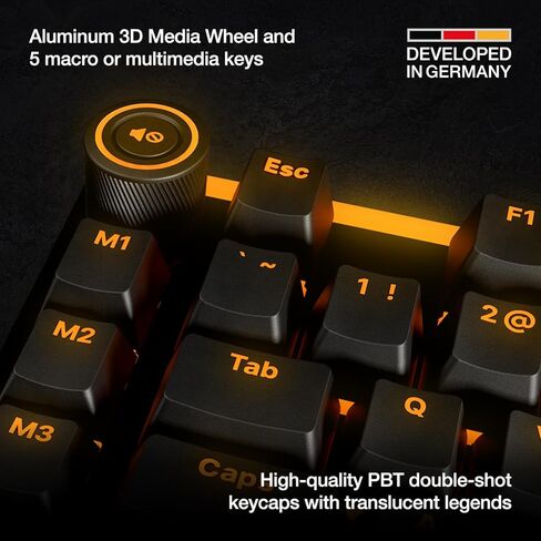 be quiet! Light Mount Mechanical Keyboard and Dark Perk Sym Wireless Gaming Mouse Bundle, Silent Tactile Switches, ARGB Lighting, Lightweight 55g Mouse, 32,000 DPI Sensor, up to 110 hours battery life in Saudi Arabia