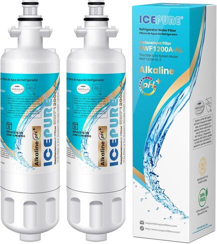ICEPURE PRO 46-9690 NSF53 بديل معتمد لـ LG LT700P ADQ36006101، Kenmore Elite 9690 ADQ36006102، LFX28979ST، RWF1200A، LFX25978ST، LFXS30766S، LFXC24726S فلتر مياه الثلاجة، عبوتان in Kuwait