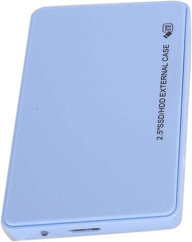 USB 3.0 ToolFree SSD Case for 2.5" Hard Drive Enclosure, Plug and Play for /, with Protective Bag for Storage (Blue) in Saudi Arabia