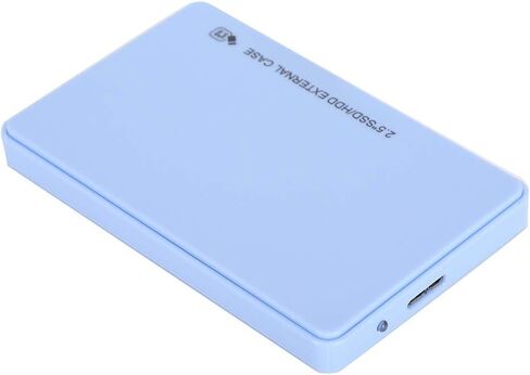 حافظة SSD USB 3.0 خالية من الأدوات لحاوية محرك الأقراص الثابتة مقاس 2.5 بوصة، التوصيل والتشغيل لـ /، مع حقيبة واقية للتخزين (أزرق) in Kuwait
