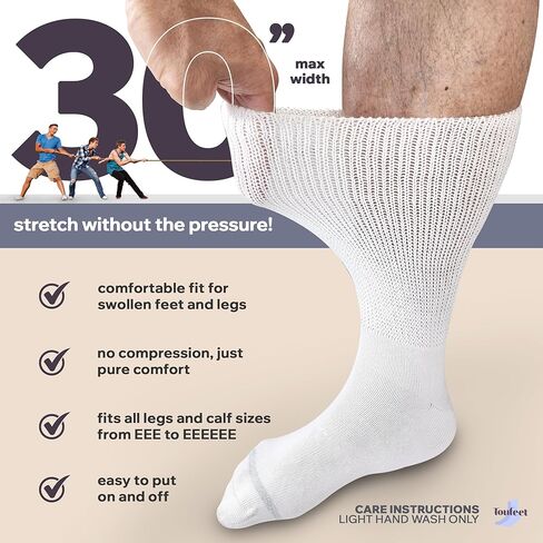 Athletic Diabetic Socks for Men and Women - Seamless Sock (3 Pk) in Saudi Arabia