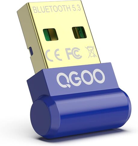 محول بلوتوث USB للكمبيوتر الشخصي بلوتوث دونجل 5.3 EDR، مستقبل بلوتوث لاسلكي للكمبيوتر المكتبي والكمبيوتر المحمول بلوتوث ويندوز 8.1/10/11 (أزرق-05) in Kuwait