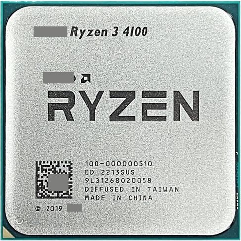 معالج وحدة المعالجة المركزية R 3 4100 R3 .8 جيجا هرتز 4-Core 8-Thread 7NM L3=8M 100-000000510 مقبس AM4 N لكن بدون مبرد in Saudi Arabia
