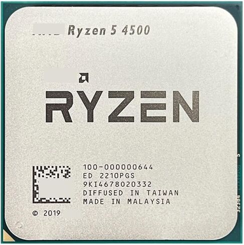R 5 4500 R5 3.6 GHz 6-Core 12-Thread CPU Processor 7NM L3=8M 100-000000644 Socket AM4 But Without Cooler in Saudi Arabia