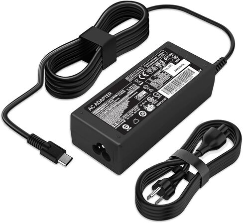 شاحن كمبيوتر محمول USB C بقدرة 65 وات متوافق مع HP ProBook 440 450 640 650 G8 G6 840 850 860 G9 G10 G11 L04650-850 محول إمداد الطاقة (USB نوع C) in Kuwait