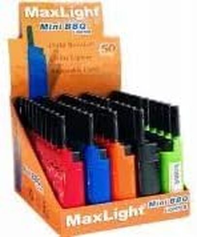Mini BBQ Lighters Multi Purpose 5-Pack (Neon Color) in Kuwait