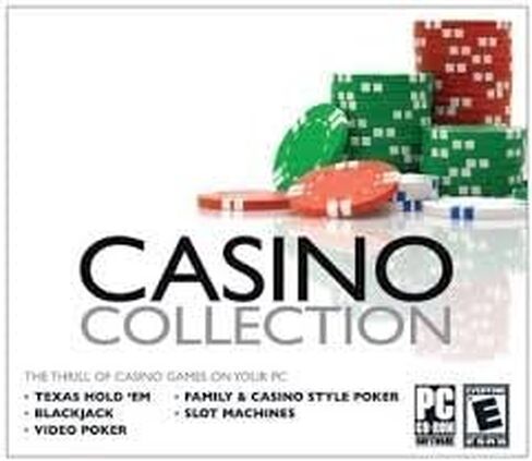 Casino Collection - PC CD-ROM Software - TX Hold Em', Video Poker, Slot Machines, Family & Casino-Style Poker, Video & Casin Blackjack, Keno - WIndows 2000, XP, Vista, 7 in Saudi Arabia