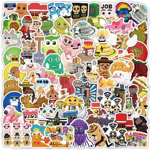 208pcs Hunter Cartoon Stickers, Waterproof Aesthetic Decals for Laptop, Water Bottle, Journal, Phone Case, Scrapbook, Gifts for Kids Teens & Adults in Saudi Arabia