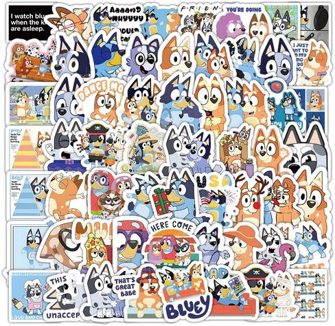 208pcs Hunter Cartoon Stickers, Waterproof Aesthetic Decals for Laptop, Water Bottle, Journal, Phone Case, Scrapbook, Gifts for Kids Teens & Adults in Saudi Arabia