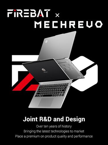 كمبيوتر محمول 14 بوصة، شاشة 2.8K QHD، ذاكرة وصول عشوائي 32 جيجابايت، 1 تيرابايت PCIe4.0 SSD، بصمة الإصبع، معالج AMD Ryzen7 H255، كمبيوتر محمول كمبيوتر محمول للأعمال/محطة العمل/المنزل/المدرسة - رمادي[MECHREVO機械革命] in Kuwait