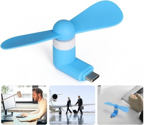 USB C Port Fan for Devices Small for Outdoors Portable USB C Port Cellphone Fan in Saudi Arabia