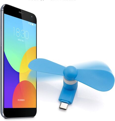 USB C Port Fan for Devices Small for Outdoors Portable USB C Port Cellphone Fan in Saudi Arabia