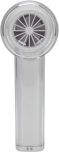 Ice Cooling Handheld Turbine Fan USB Rechargeable 100 Speed Adjustable 13000rpm High Speed Handheld Ice Cooler Fan for Summer Outdoor Indoor Use ABS Material 60x155mm in Saudi Arabia