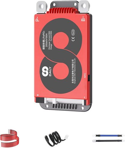 DALY 3S-24S BMS 15A to 200A Protection Board with Balance Wire and Temperature Sensor for Lithium Battery Pack（Li-ion 16S 60V,100A） in Saudi Arabia