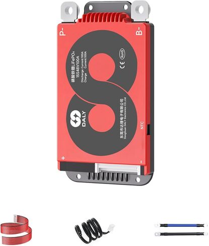 DALY 3S-24S BMS 15A to 200A Protection Board with Balance Wire and Temperature Sensor for Lithium Battery Pack（Li-ion 16S 60V,100A） in Saudi Arabia
