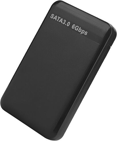 Dioche 4 Tb External 2.5-Inch USB 3.0 3.0 High Speed 6Gbps Hard Disk Enclosure - Supports Up to 6TB SSD/HDD - ToolFree Installation with UASP Acceleration (Black) in Kuwait