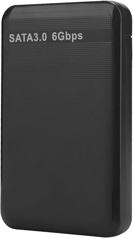 Dioche 4 Tb External 2.5-Inch USB 3.0 3.0 High Speed 6Gbps Hard Disk Enclosure - Supports Up to 6TB SSD/HDD - ToolFree Installation with UASP Acceleration (Black) in Kuwait